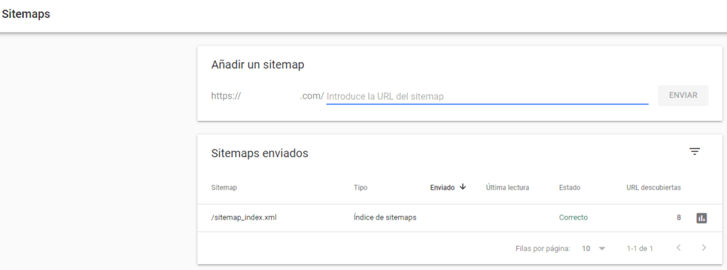 Sitemaps Google Search Console